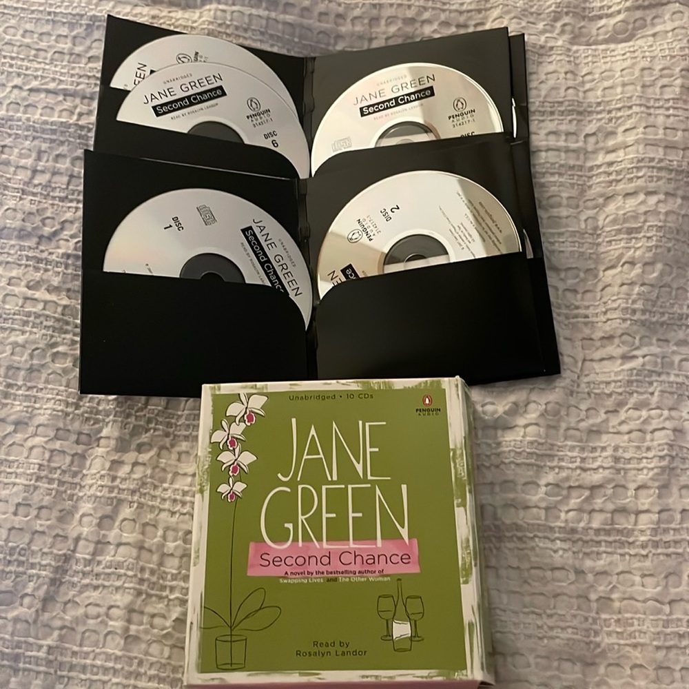Jane Green Second Chance a 10 CD Novel Read by Rosalyn Landor
